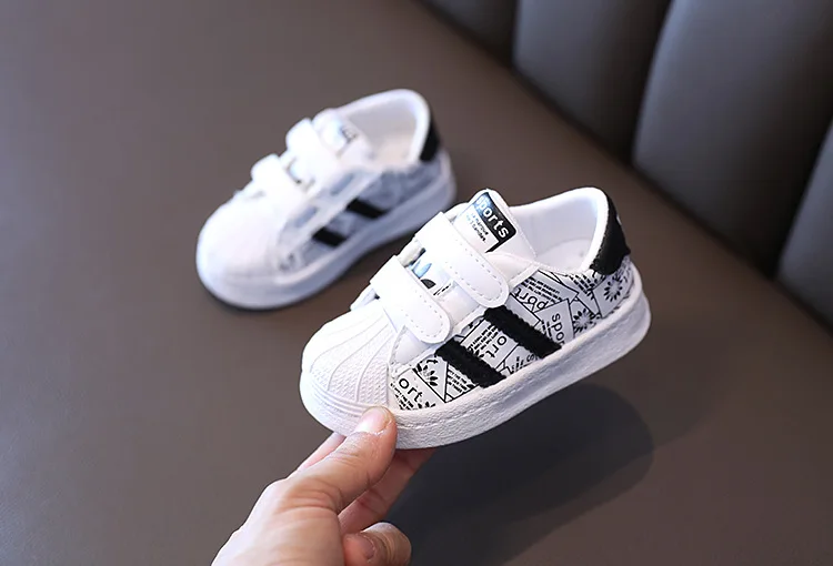 

Spring Autumn Kids Shoes Baby Boys Girls Children's Casual Sneakers Breathable Soft Anti-Slip Running Sports Shoes First Walkers