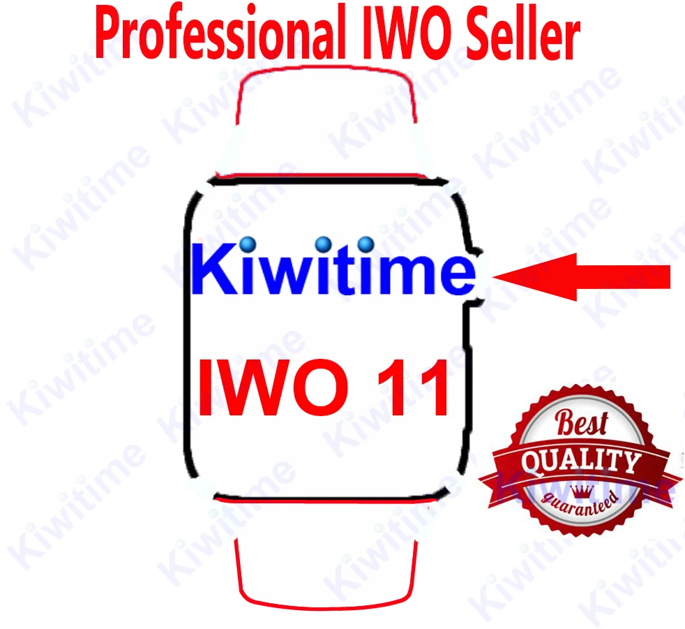 

IWO 11 GPS Smart Watch 44mm Bluetooth Smartwatch Heart Rate Monitor Smart Clock