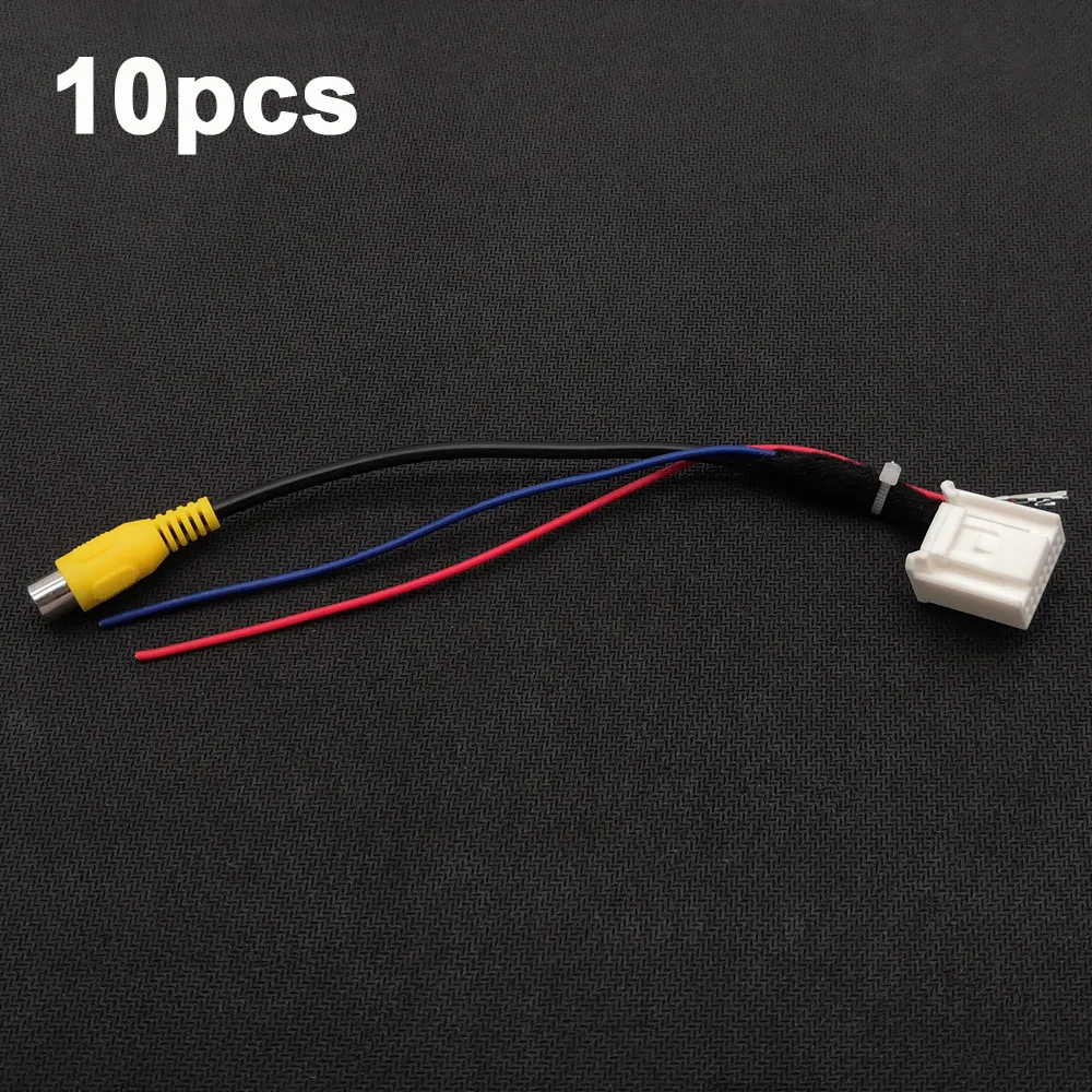 10 шт. 16Pin оригинальный видео вход переключатель обратная камера RCA Кабель адаптер