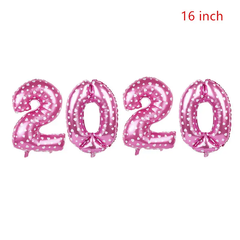 16inch heart pink Новогодние фольгированные шары, бутылка, радужные шары, новогодние украшения, черная звезда, испанский год, вечерние гелиевые шары - Цвет: 16inch heart pink