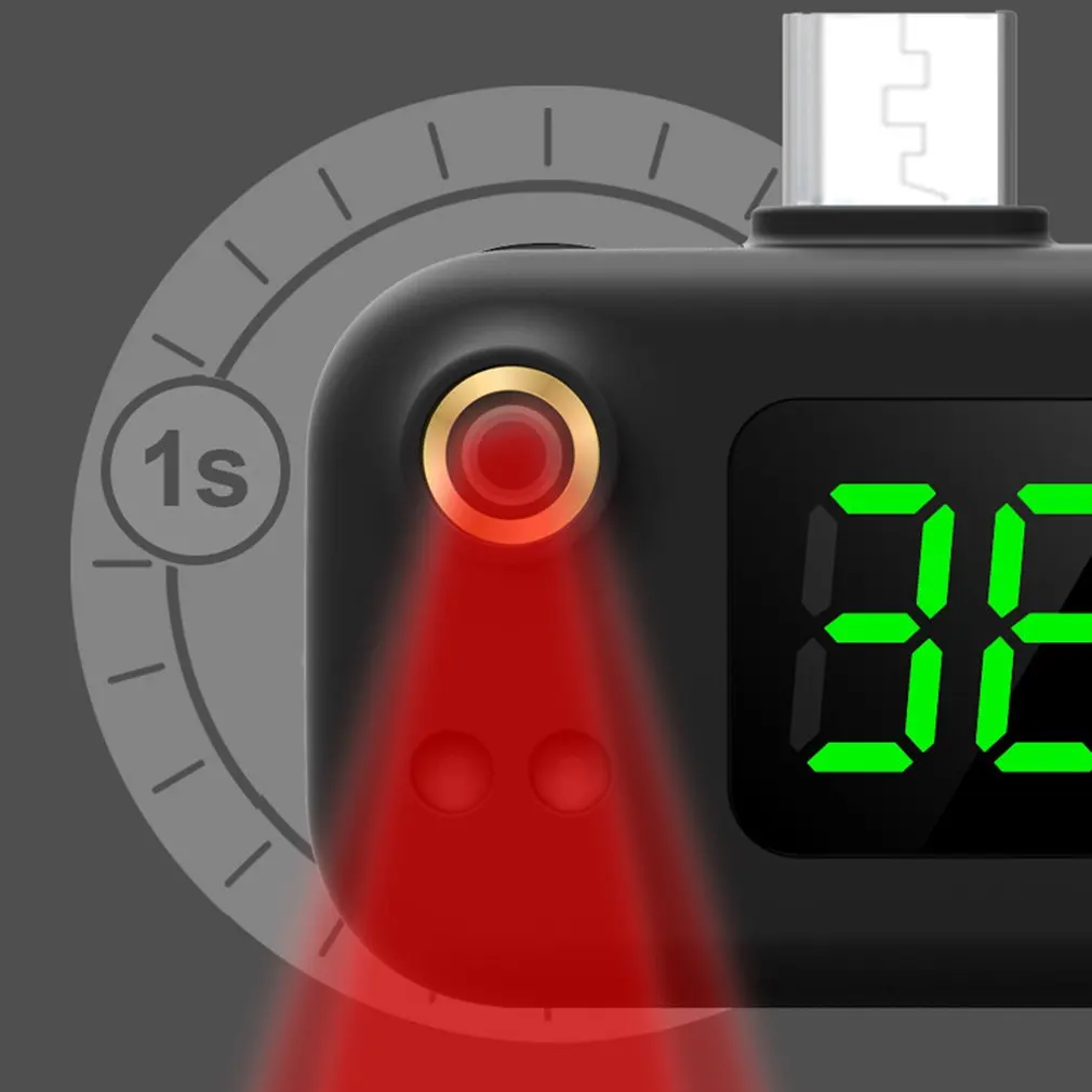 Новый мобильный телефон USB Смарт-термометр Бесконтактный инфракрасный термометр