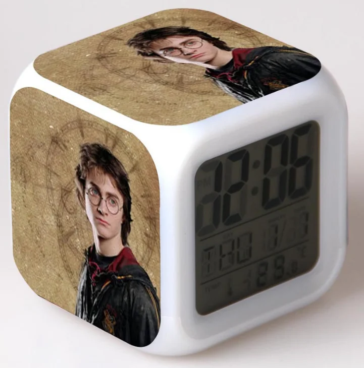 Электронный Настольный будильник с надписью Hermione 7 цветов