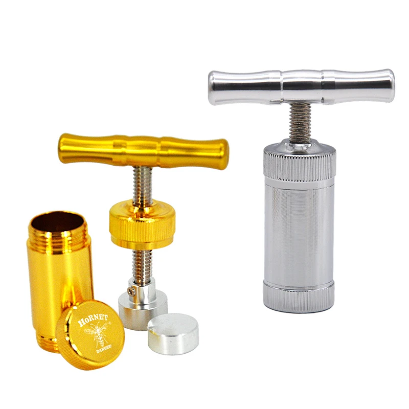 

Metal Aluminum Pollen Presser Compressor Press Herb Grinder Tobacco Crusher