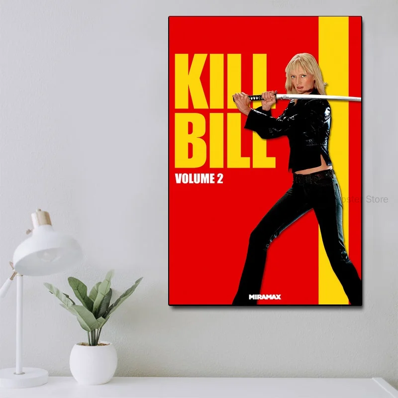 Kill Bill Vol. 2 Шелковый постер для домашнего декора 12x18 24x36 дюймов | Дом и сад
