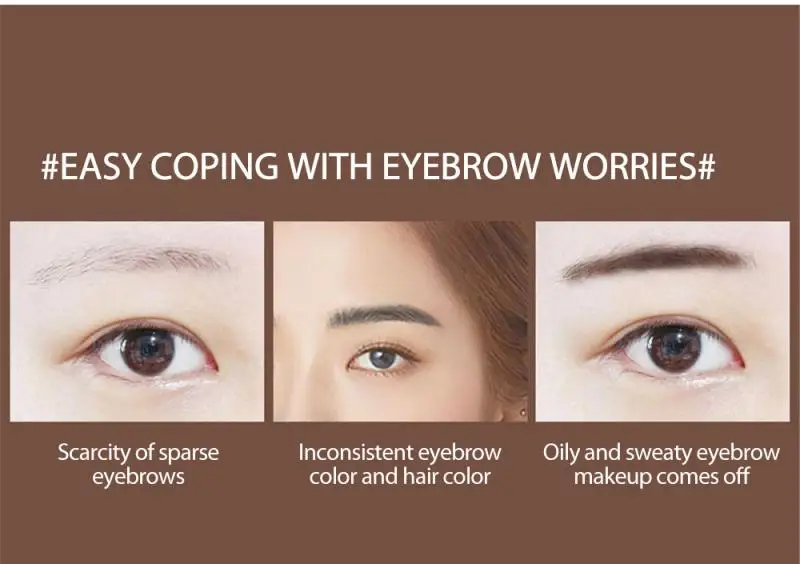 Новинка крем для окрашивания бровей водостойкий стойкий ультратонкий карандаш