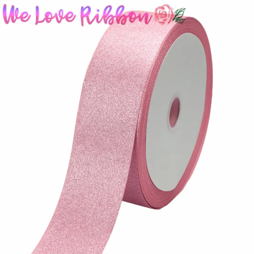 3 &quot75 мм твердая полная блестящая корсажная лента с принтом Lt. розовое Серебро DIY