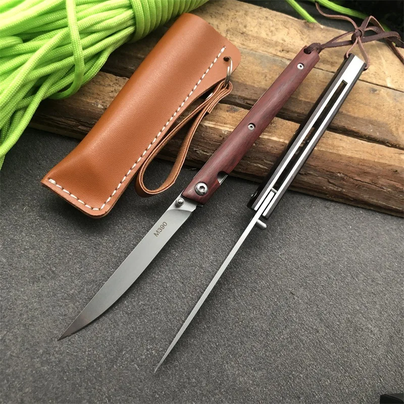 Новый стальной складной нож CS Go M390 портативный инструмент из массива дерева для