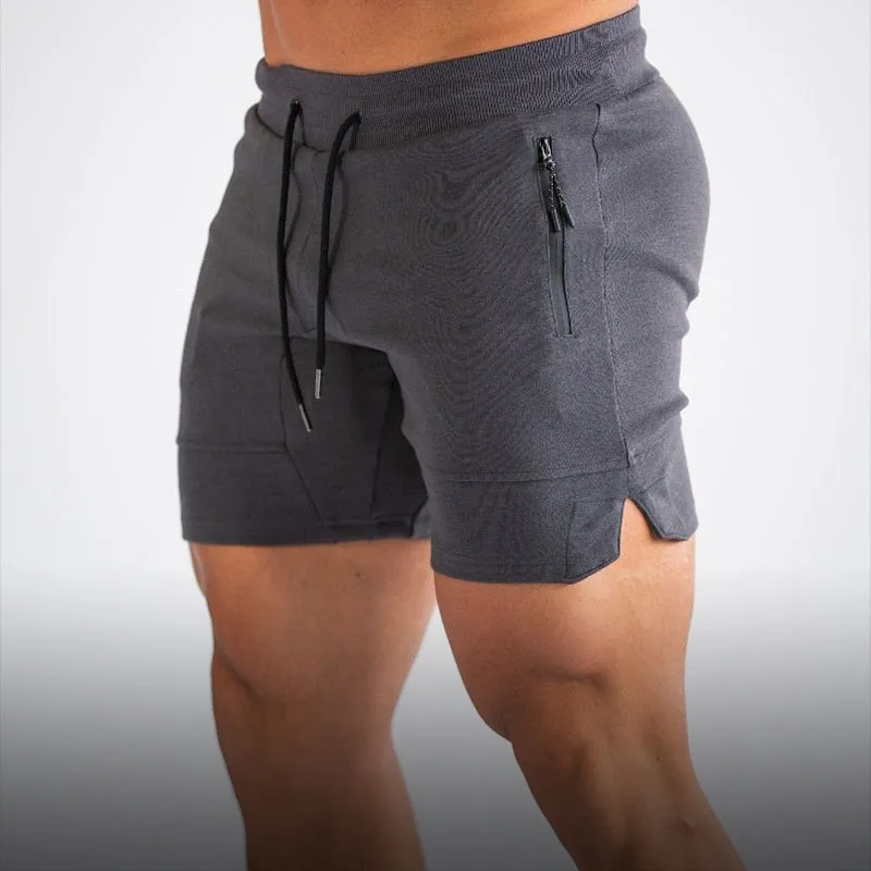 

Hot Summer New Men Shorts Gyms Fitness Joggers Mesh Breathability Quick-drying Casual Bodybuilding High Quality Sweatpants