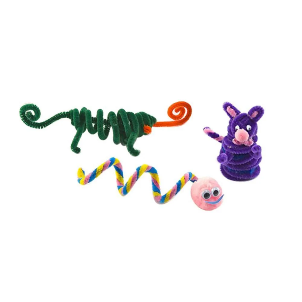 100 шт./компл. Обучающие игрушечные палочки Color & Shape для рукоделия Детские