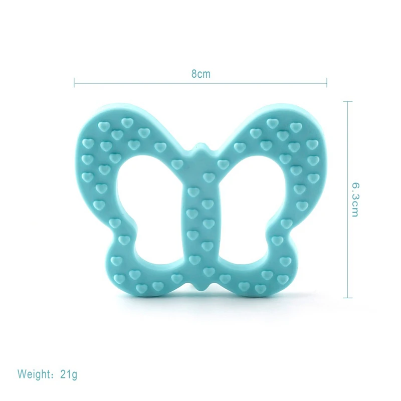 Силиконовый детский Прорезыватель-бабочка от Let's Make аксессуары для детского