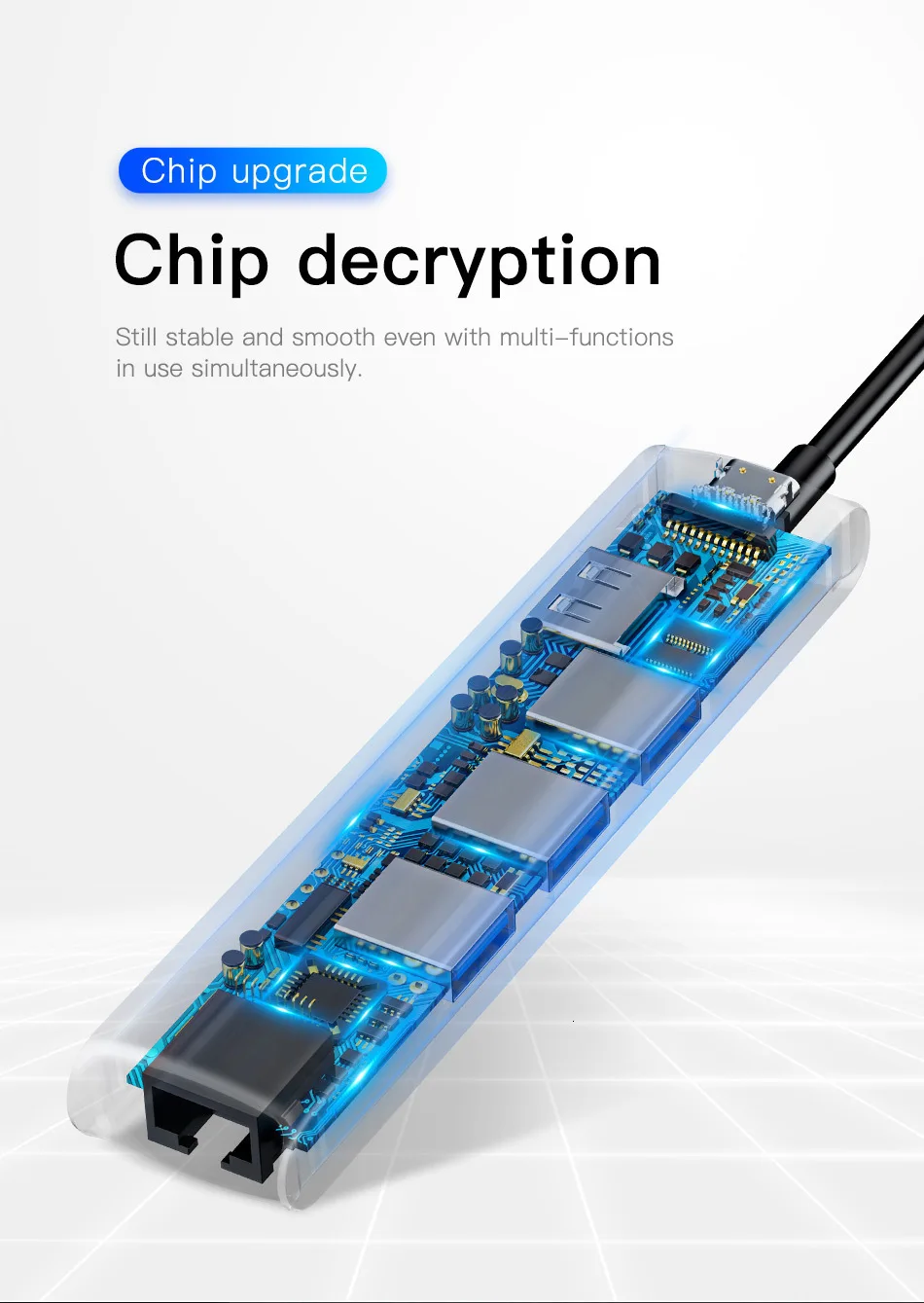 Baseus USB C концентратор type C к HDMI RJ45 Ethernet несколько портов USB 3,0 USB3.0 PD адаптер питания для MacBook Pro Air Dock USB-C хаб