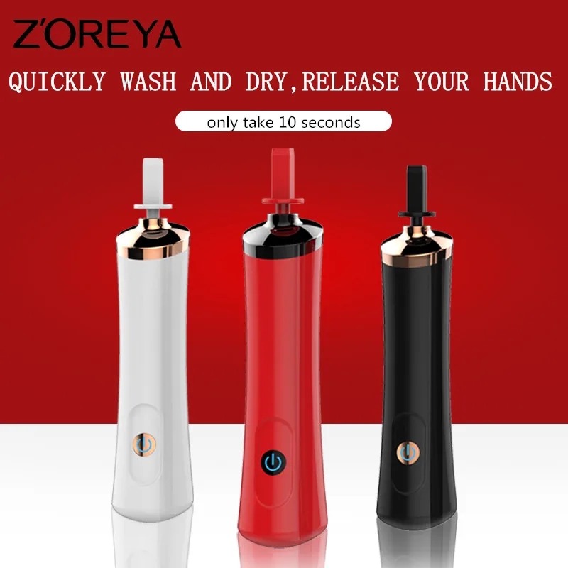 ZOREYA Electric Makeup Brush Cleaner& Dryer Set 10 seconds Efficient Make Up Brush Washing Tool