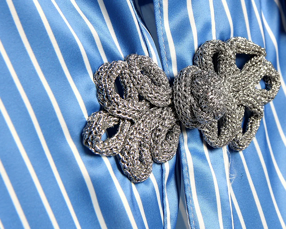 Рубашка женская хлопковая Асимметричная в полоску 2020 хлопок|Рубашки| |