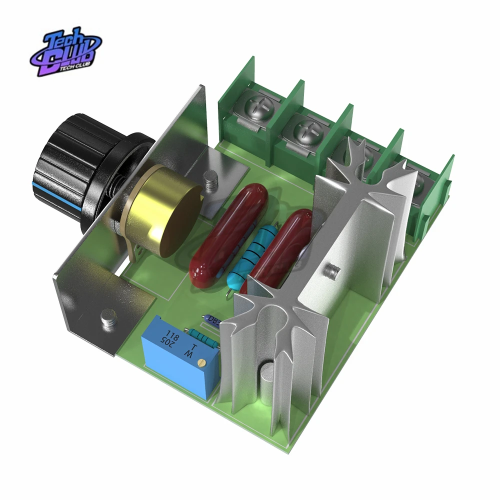 Стабилизатор напряжения на переменном токе 50-220 В КТУ диммеры 2000 Вт регулятор