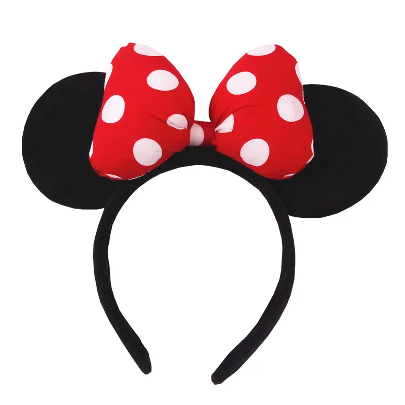 

Cute Cartoons Mouse Sequin Bow Hairbands DOT Bow Women Trendy Headband Headwear Girls Shiny DIY Fashion Hair Accessories 2021