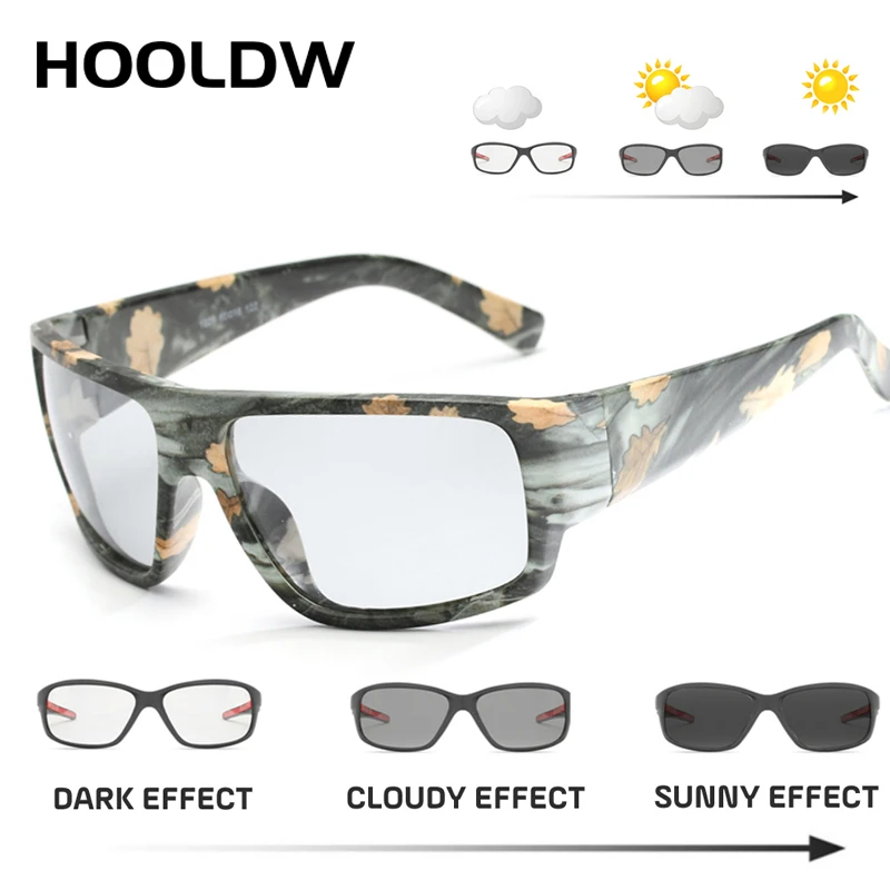 

Men Photochromic Sunglasses Polarized Chameleon Sunglasses Outdoor Driving Goggles Glasses Change Color Eyewear Oculos de sol