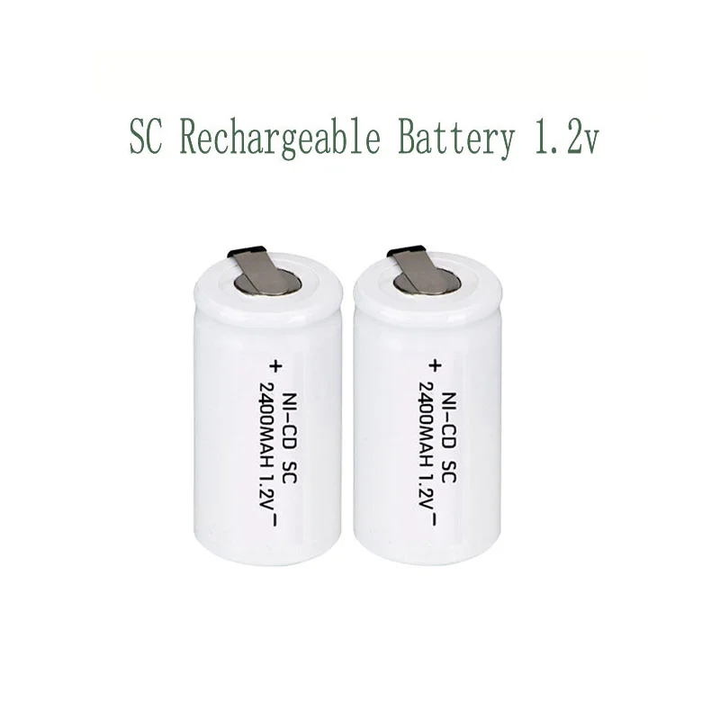 MJKAA 12 шт. SC 2400mah 1,2 V 22*42 Ni-CD аккумуляторная батарея Sub C для электрической отвертки дрель 4,25 см* 2,2 см электроинструменты