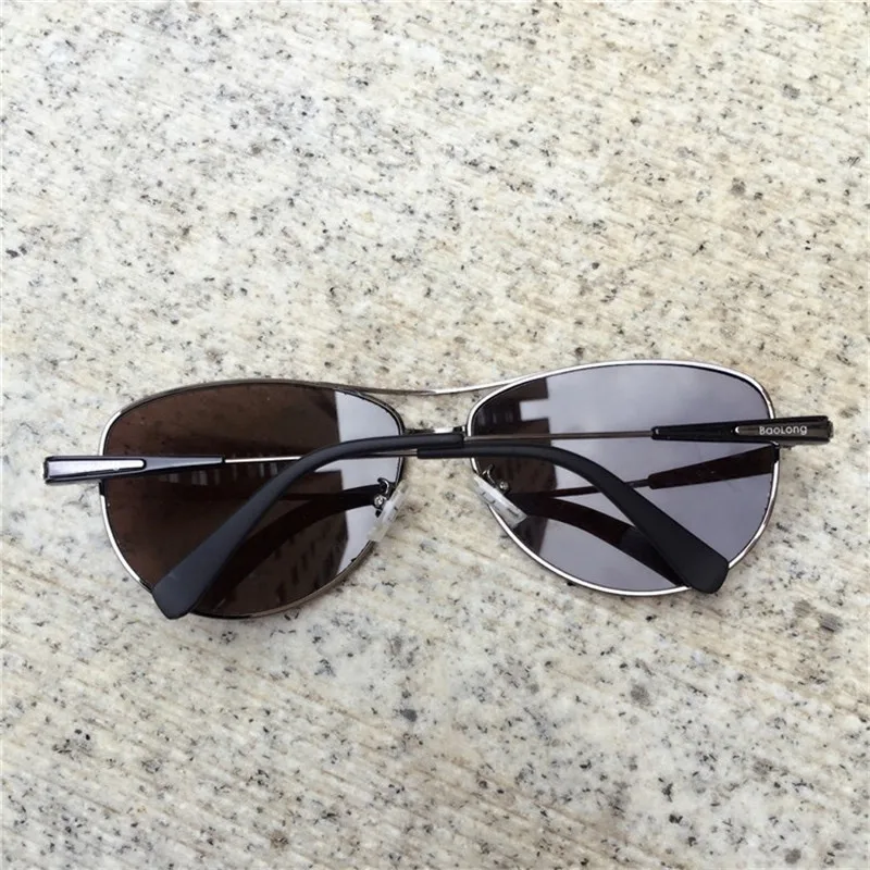 Мужское винтажное стекло Vazrobe коричневое от солнца с линзами из натурального