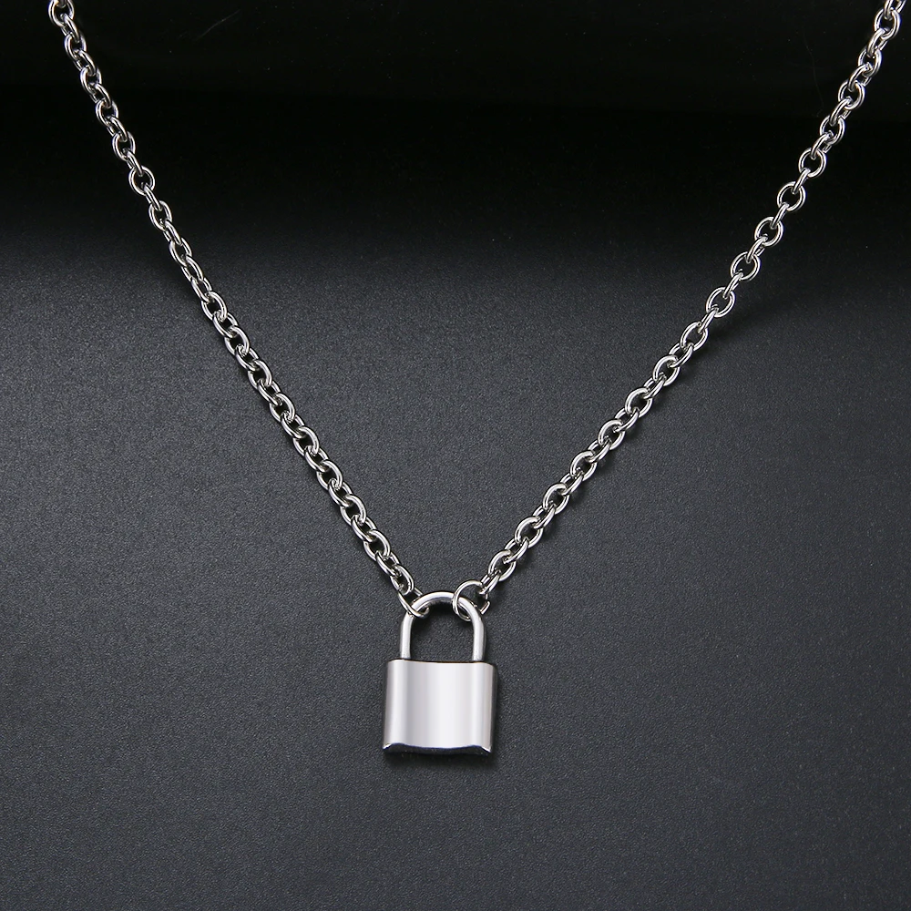 Подвеска в виде замка из нержавеющей стали Серебряного и золотого цвета ожерелья
