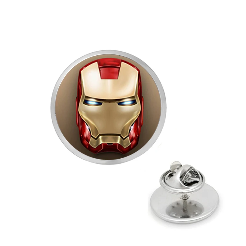 Брошь с символикой Мстителей шпильки Тор флэш Капитан Америка Супермен Дэдпул