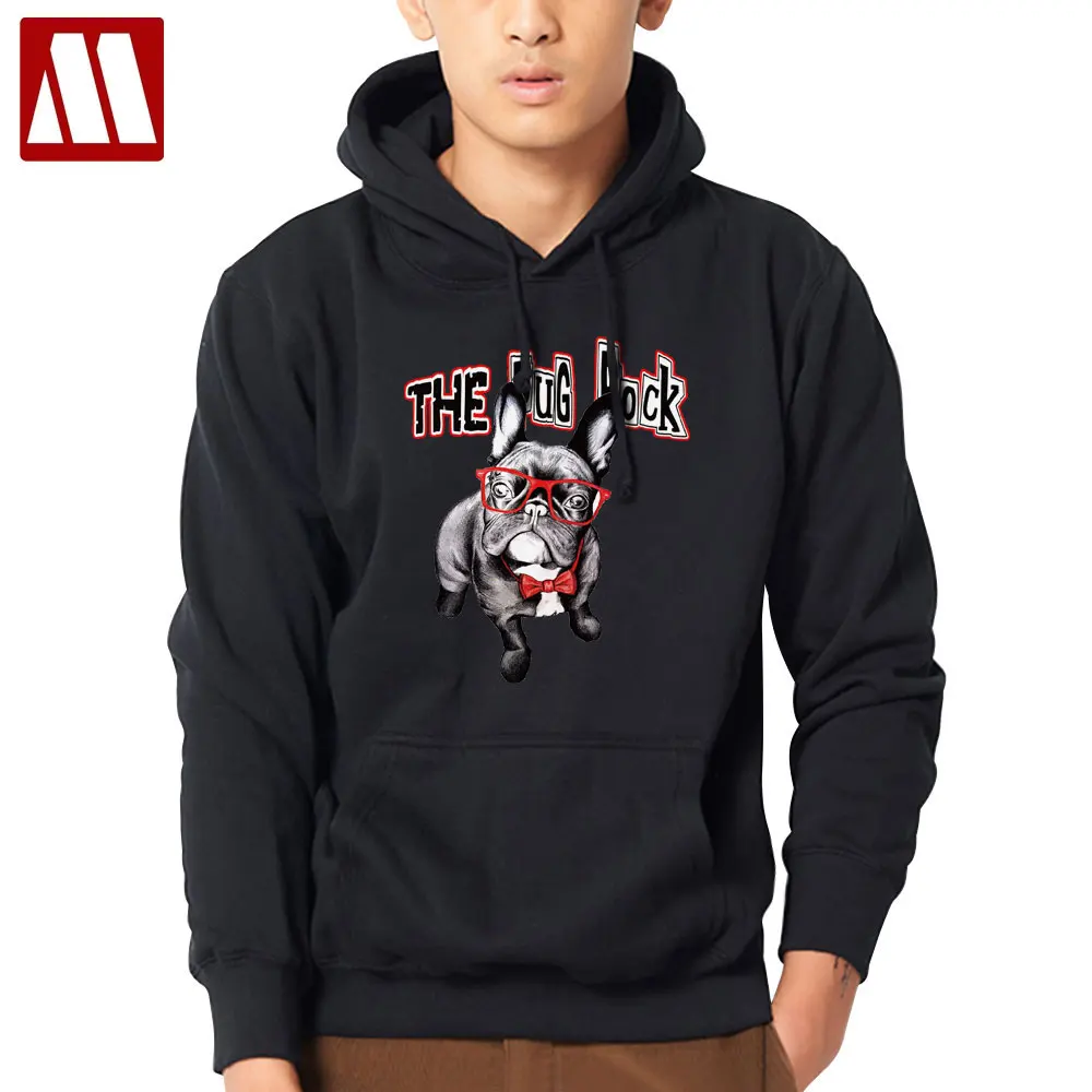 2021 хит продаж толстовка с капюшоном в стиле хип хоп мопс рок принтом кофты Мода