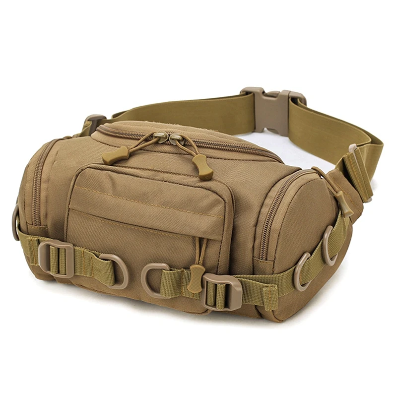 

Waterproof Molle Men Waist Bag Outdoor Sports Hiking Hunting Riding Pouch Bags Climbing Belt Bag
