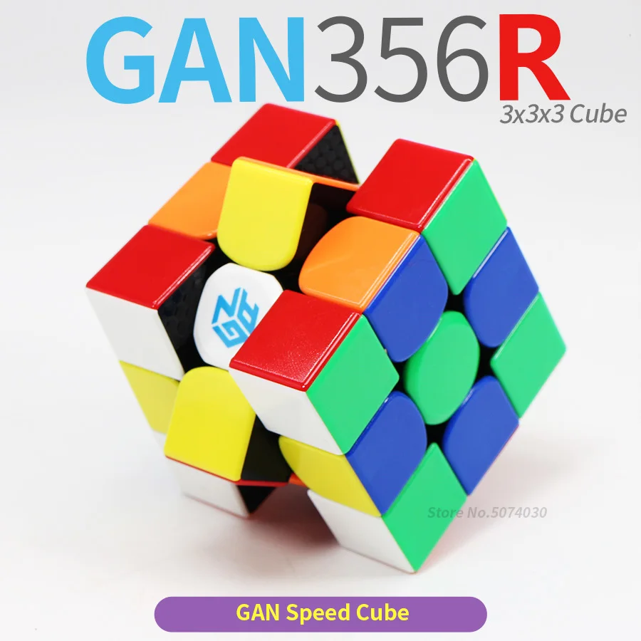 Волшебный кубик 3x3x3 скоростные кубики 3x3 Gan356R Gan356 R профессиональные палеры без
