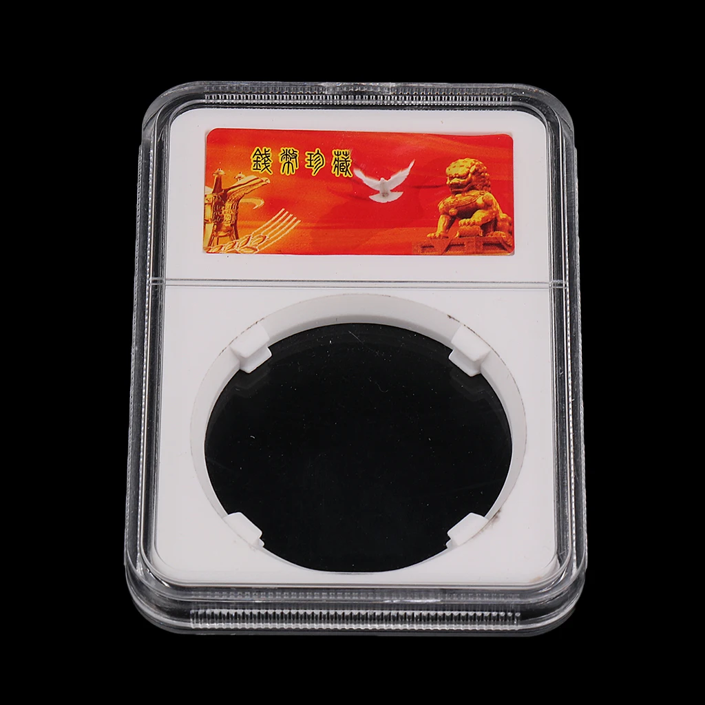 

Прозрачный чехол с одной коробкой для монет и капсул, 40 мм, памятная монета