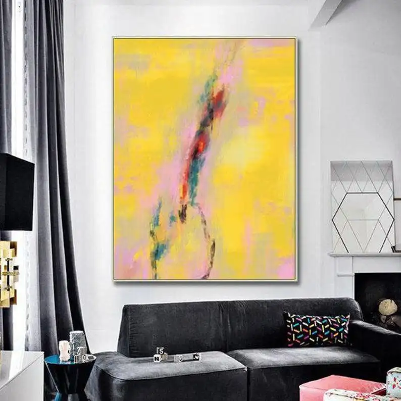 Большая настенная абстрактная живопись Оригинальная Живопись на холсте