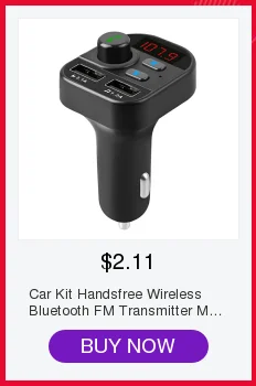 Автомобильный комплект громкой связи, беспроводной Bluetooth, fm-передатчик, автомобильный MP3 радио адаптер, 2 USB зарядного устройства, fm-модулятор, автомобильные аксессуары