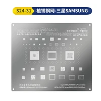 mechanic universal bga reballing stencil for samsung s8 s8 note8 g9500 g955 exynos 8895 msm8898 cpu power wifi audio ic chip