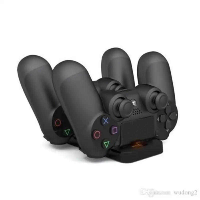 Зарядная док станция DishyKooker с двумя USB портами подставка для контроллера PS4