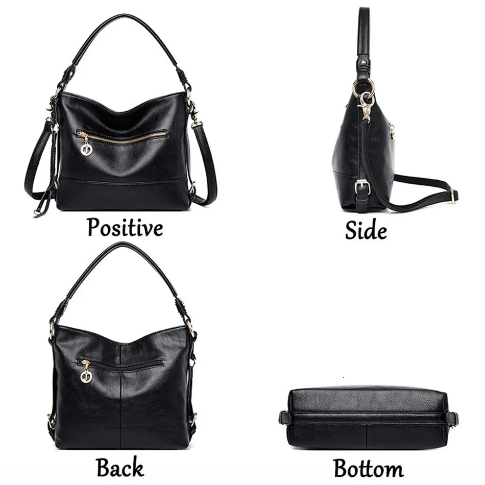 Многофункциональные мягкие кожаные роскошные женские ручные сумки через плечо