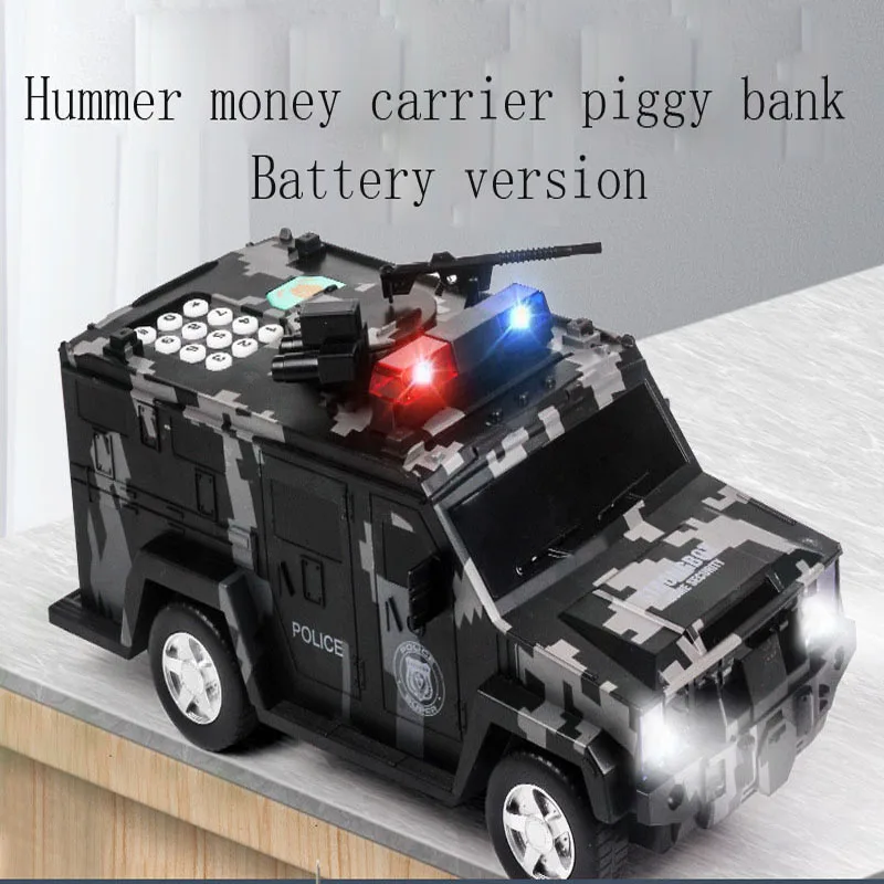 Игрушечная Копилка Hummer с автоматическим переворачиванием денег паролем и
