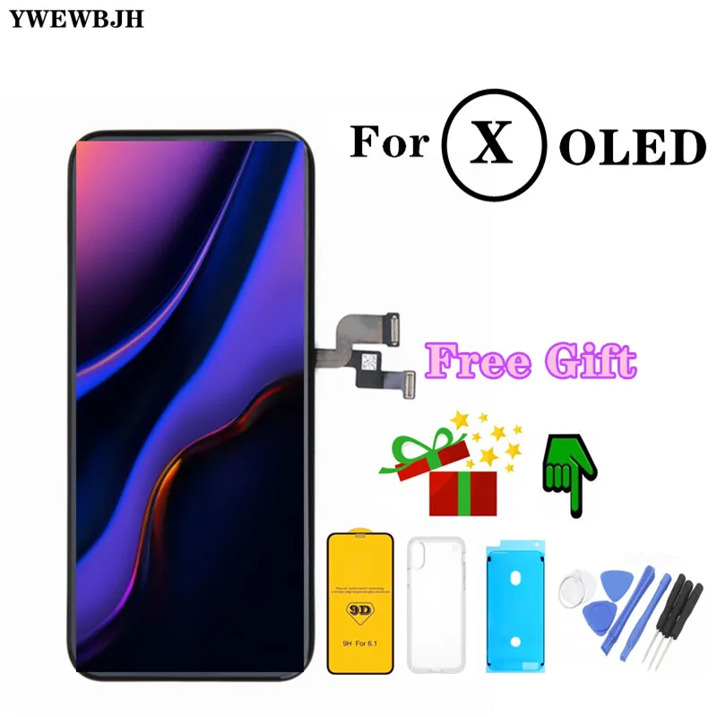 Высококачественный OLED дисплей для i Phone X без мертвых точек дигитайзер в сборе XR XS