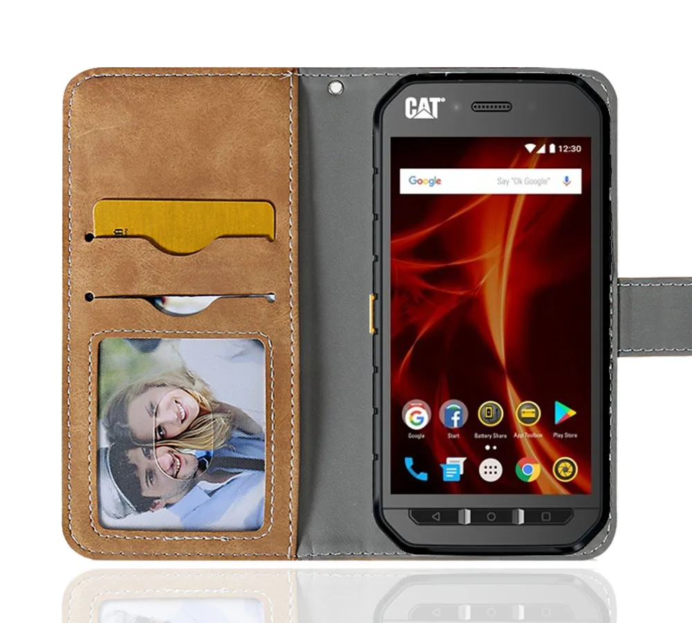 Новый дизайн! Чехол книжка с кошельком гусеницы S41 из искусственной кожи защитный