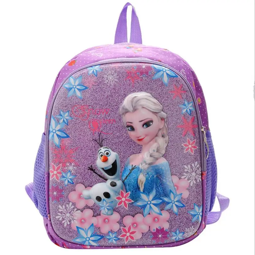 Детская сумка Disney для детского сада школьные ранцы розового цвета с мультяшным