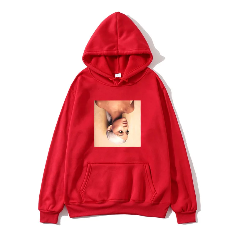 

Casual Hoodie FADUN TOMMY Hoodie Kawaii Ariana Grande New Fashion Printed Sweatshirt Long Sleeve Women/Men 2020 Hot Kpop Plus