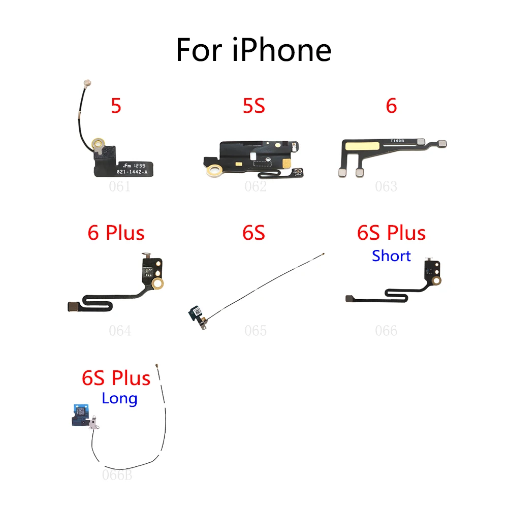 WiFi антенна для iPhone 8 Plus 6 6S 7 5 5S 5C X XS Max XR XSMax 4 дюймов Wi Fi гибкий кабель|Шлейфы