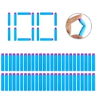 Пули мягкие полые для Nerf Fortn, Эва дополнительные дротики с головкой с отверстием, патроны для Nerf аксессуары для игрушечного пистолета, бластеры Nerf, 100 шт., 7,2 см