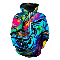 hippie mandala trippy abstract psychedelic eye 3d hoodies spring autumn long sleeve streetwear funny top hooded malefemale