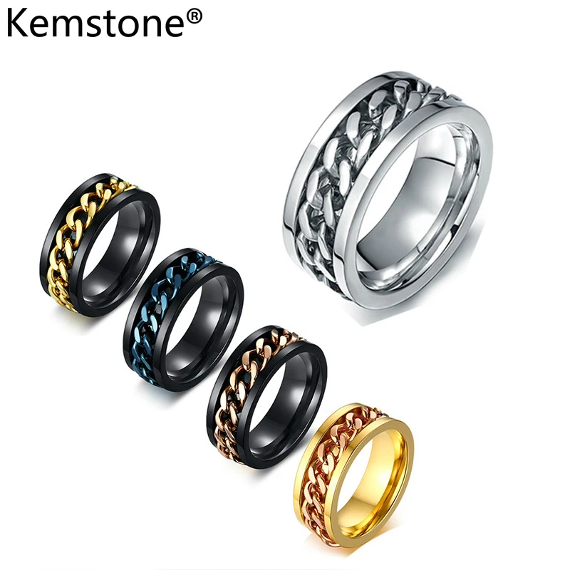 Штопор Kemstone из нержавеющей стали для мужчин разноцветный прядильная цепь 8 мм
