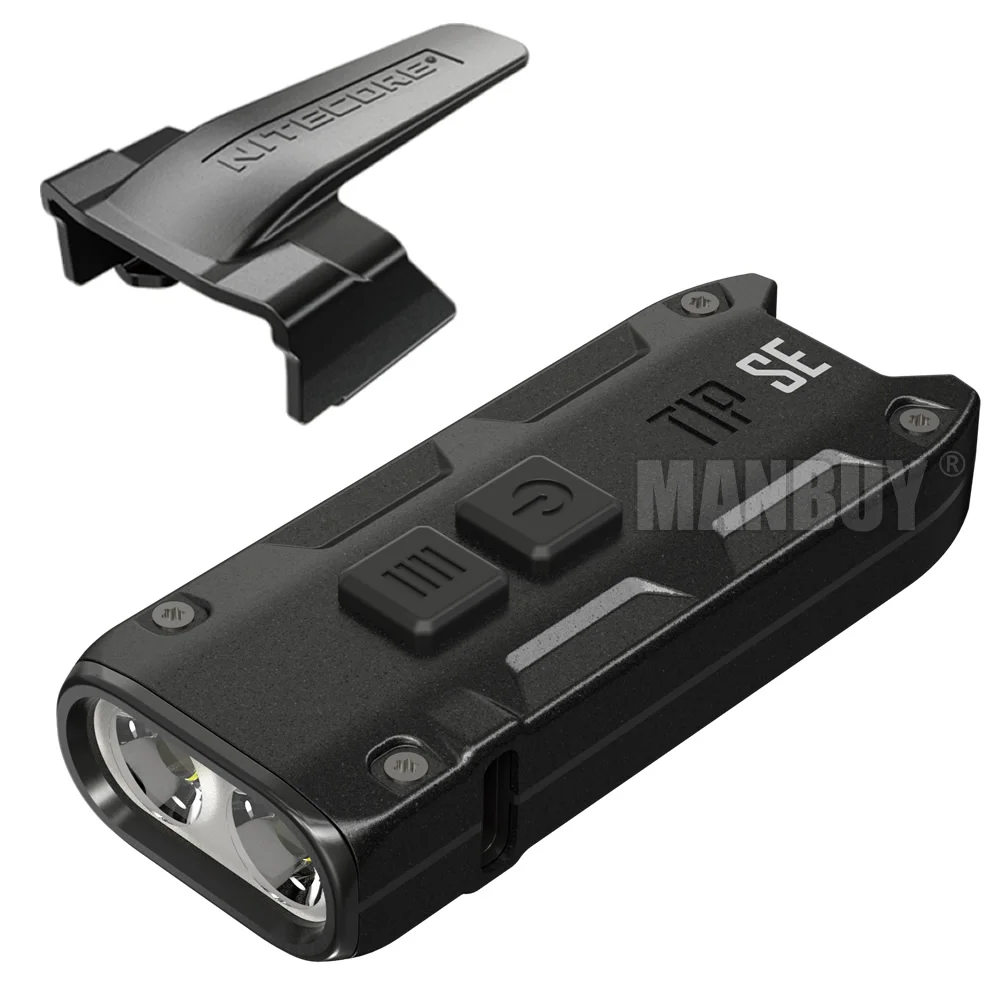 2020 nitecore наконечник SE Мини светильник ческая кнопка света с зажимом 700LMs 2x P8