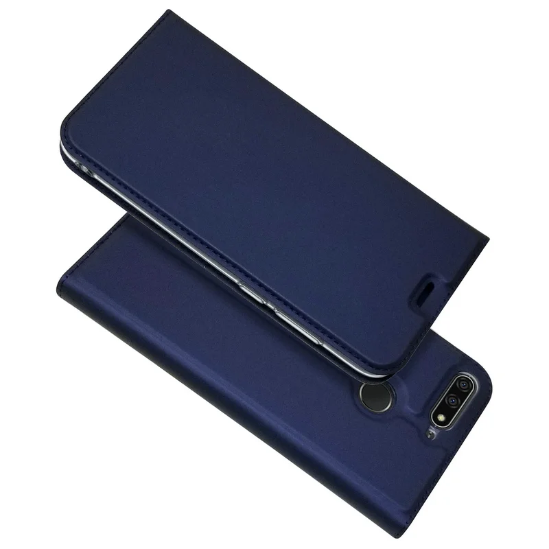 Роскошный кожаный чехол-книжка для Honor 7C 5 7 дюйма AUM L41 8X 8C 20 9X Pro с автоматическим