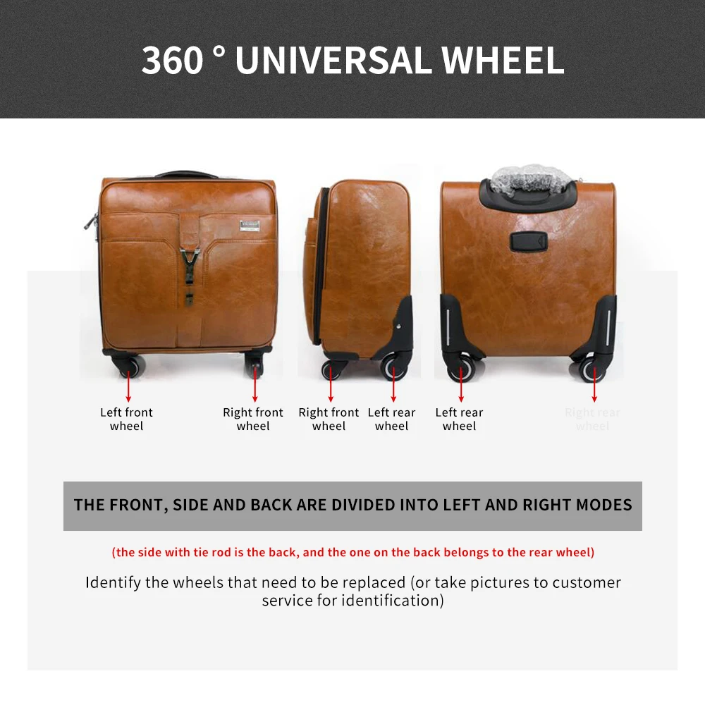 DiLong W001Suitcase universal wheel accessories replacement cothing box repair password trolley case accessories casters