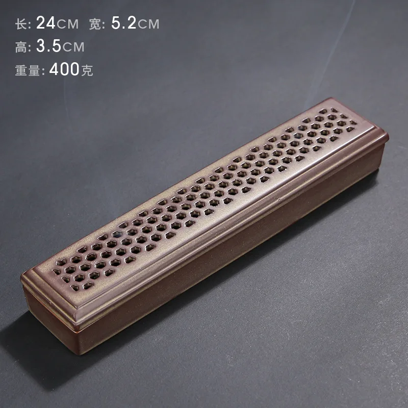 

Creative Hollow Ceramic Incense Box Incense Box Incense Box Blackflow Incense Burner Incense Burner Zen Room Decor