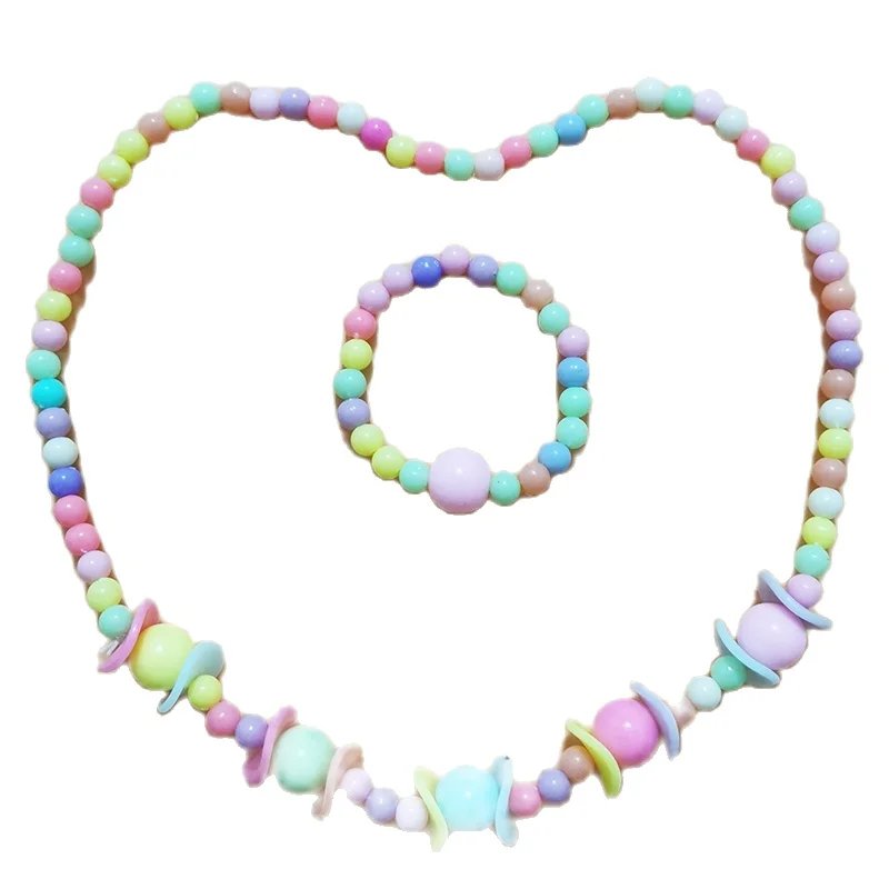 2019 Модный корейский браслет милые конфетные цвета цветочное ожерелье для