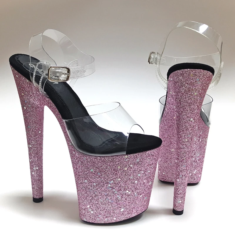 Женские сандалии на платформе и высоком каблуке 20 см/8 дюймов|Обувь для танцев| |