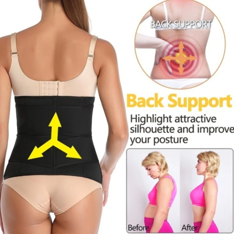 

Sauna Waist Trainer Corset Waist Trainer Body Shaper Sweat Belts for Women Slimming Corset Weight Loss Compression Trimme Belt