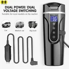 450 мл нержавеющая сталь автомобильный нагревательный стакан 12 В24 В электрическая чашка для воды ЖК-дисплей температура чайник кофе чай молоко с подогревом